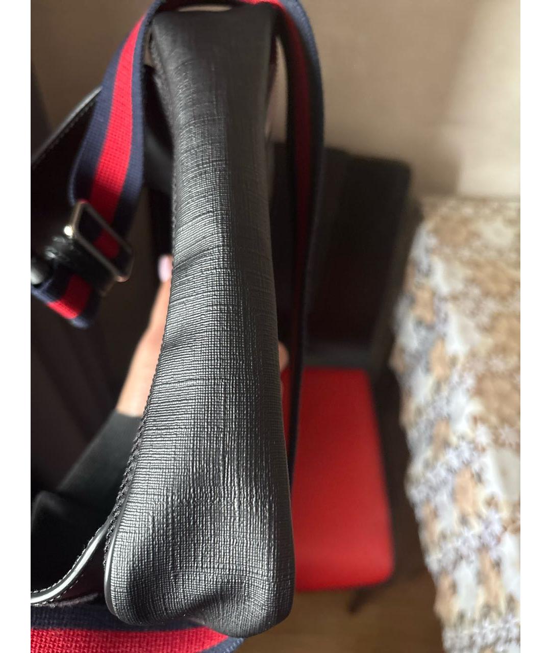 GUCCI Серая барсетка, фото 7