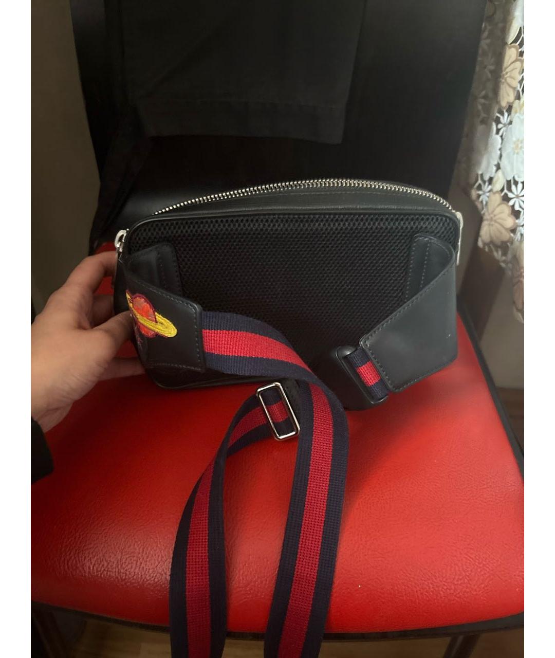 GUCCI Серая барсетка, фото 3