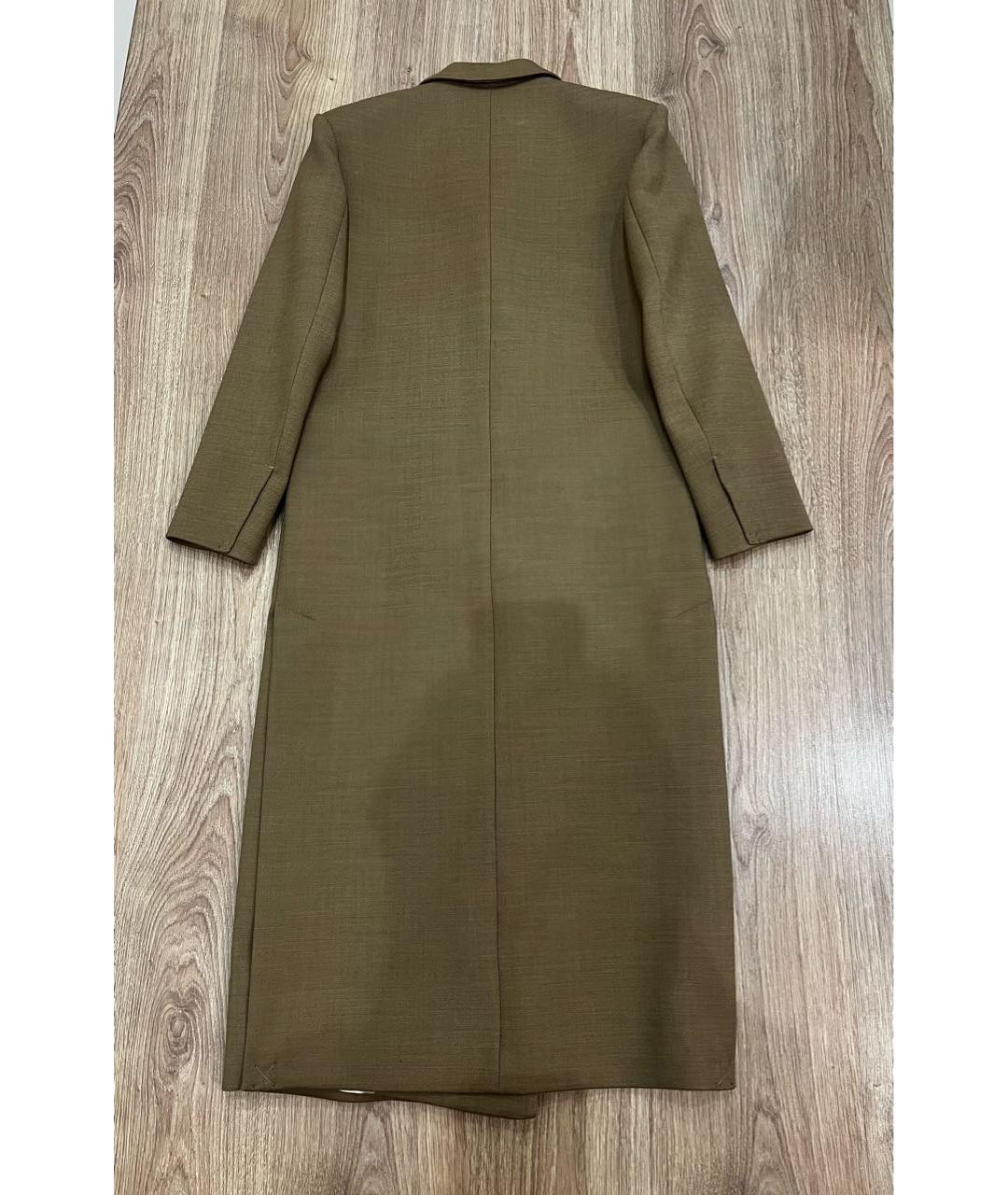 SANDRO Бежевое шерстяное пальто, фото 2