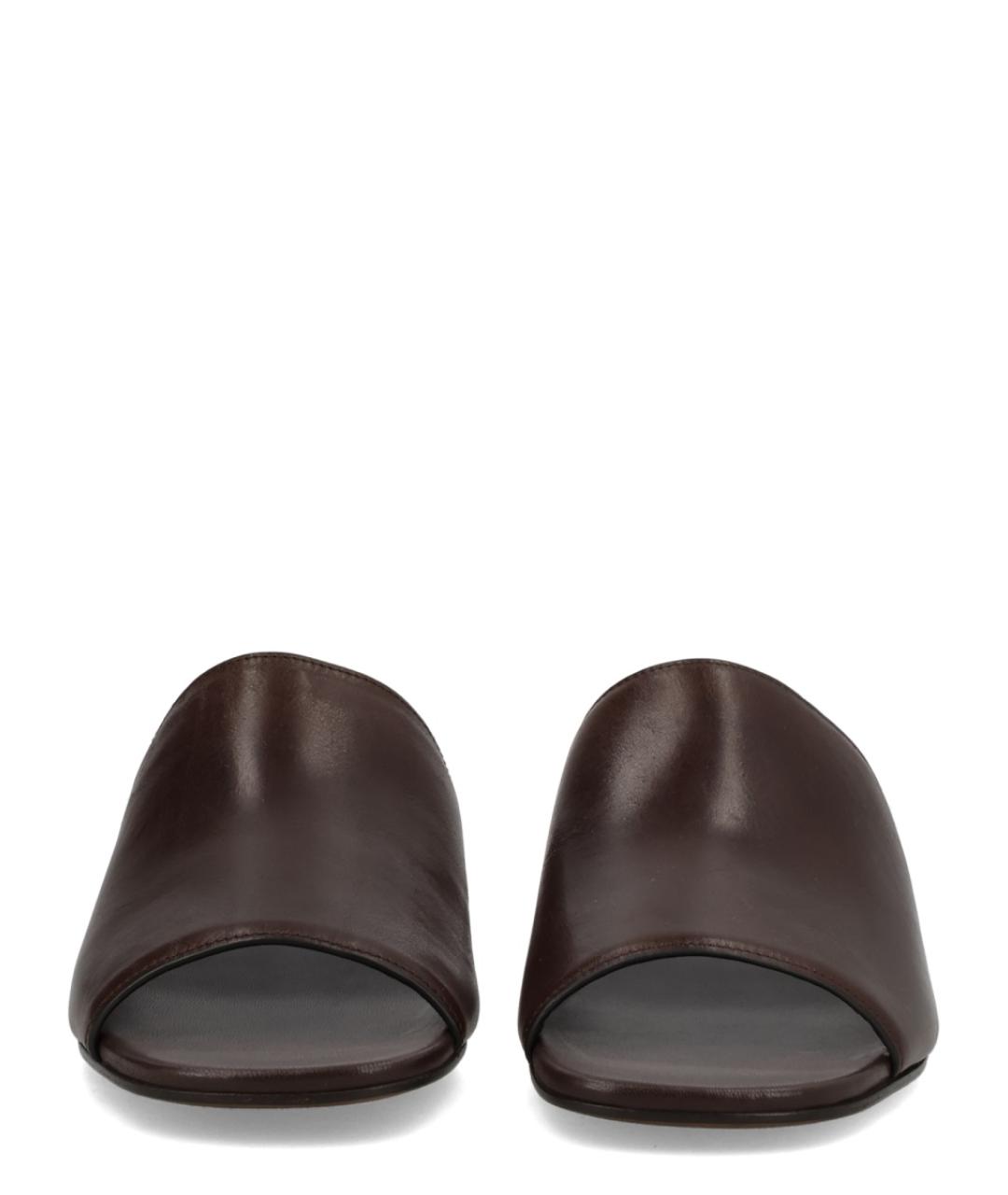 BRUNELLO CUCINELLI Коричневые кожаные сандалии, фото 2