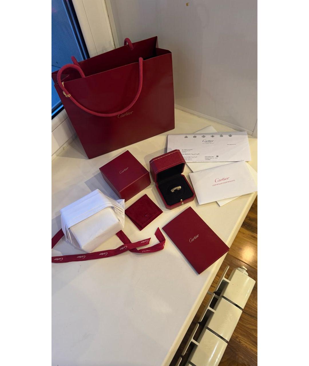 CARTIER Желтое кольцо из желтого золота, фото 3