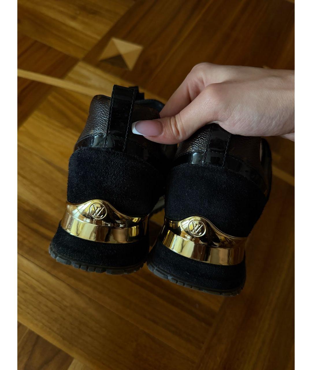 LOUIS VUITTON Черные кроссовки, фото 3