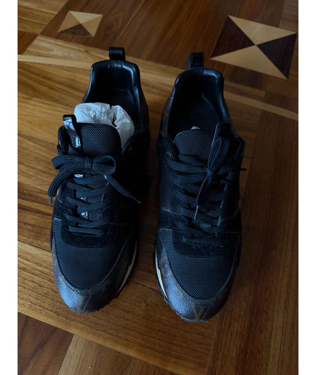 LOUIS VUITTON Черные кроссовки, фото 2