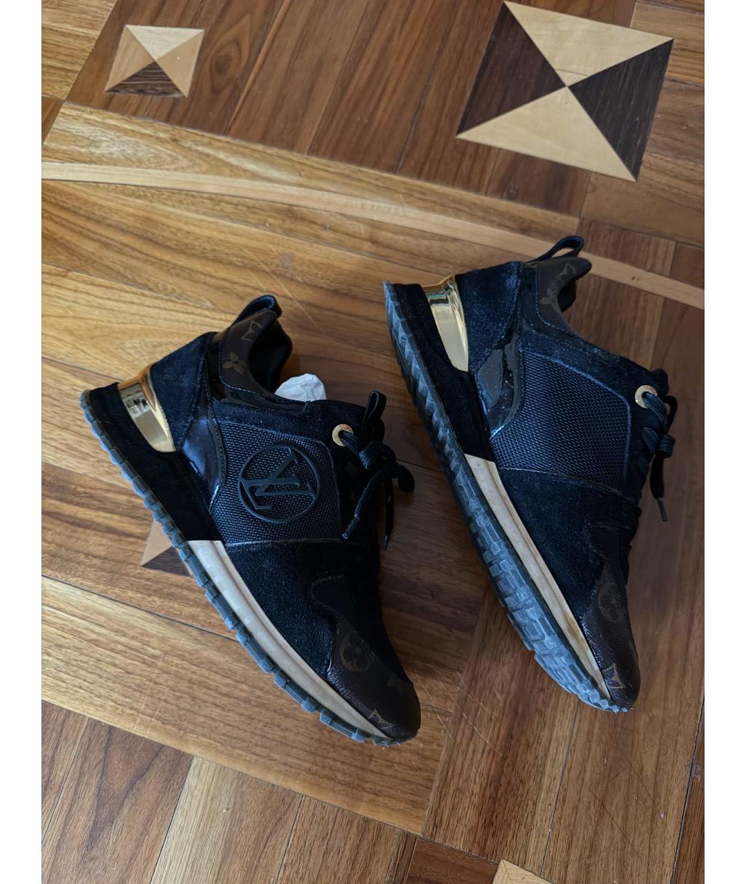 LOUIS VUITTON Черные кроссовки, фото 9