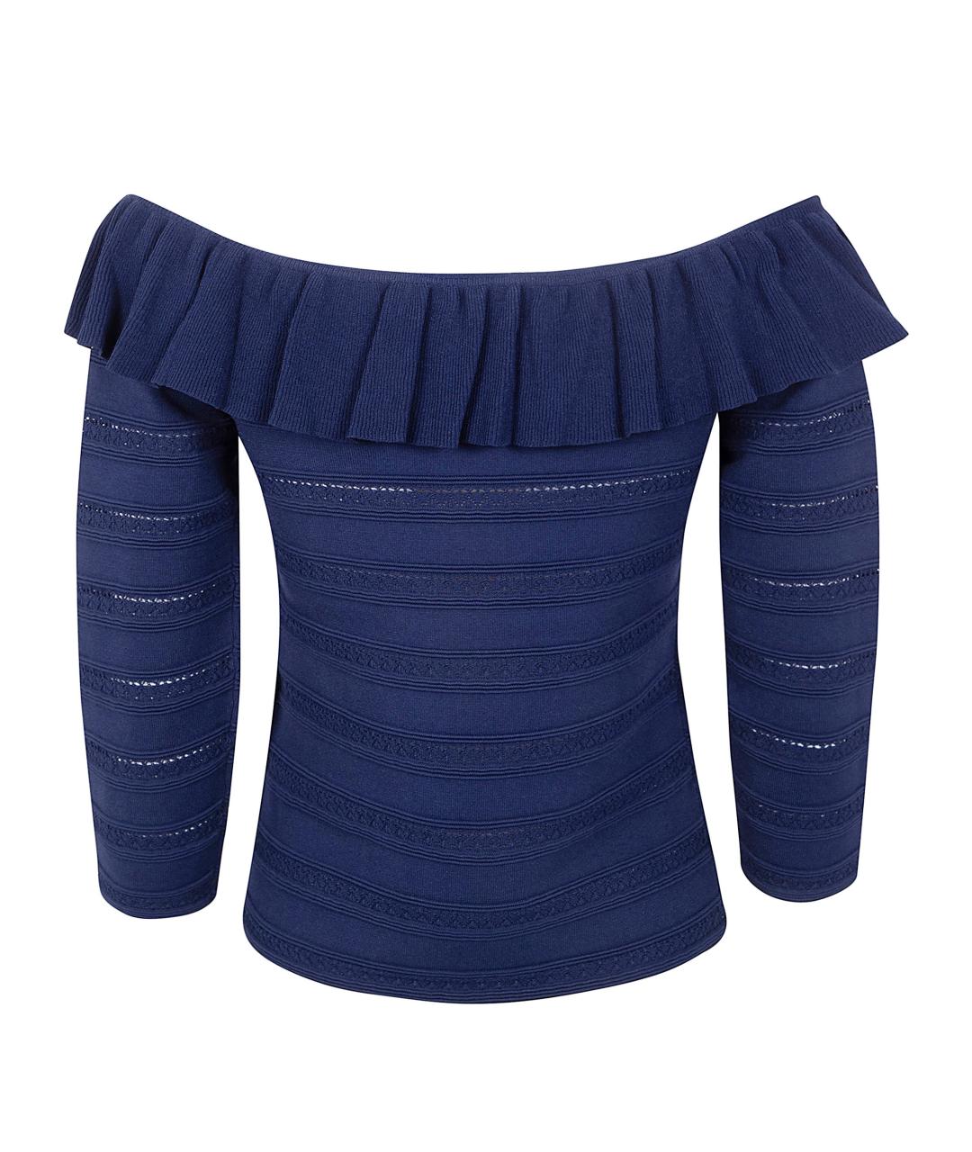 BLUGIRL Синий вискозный джемпер / свитер, фото 2