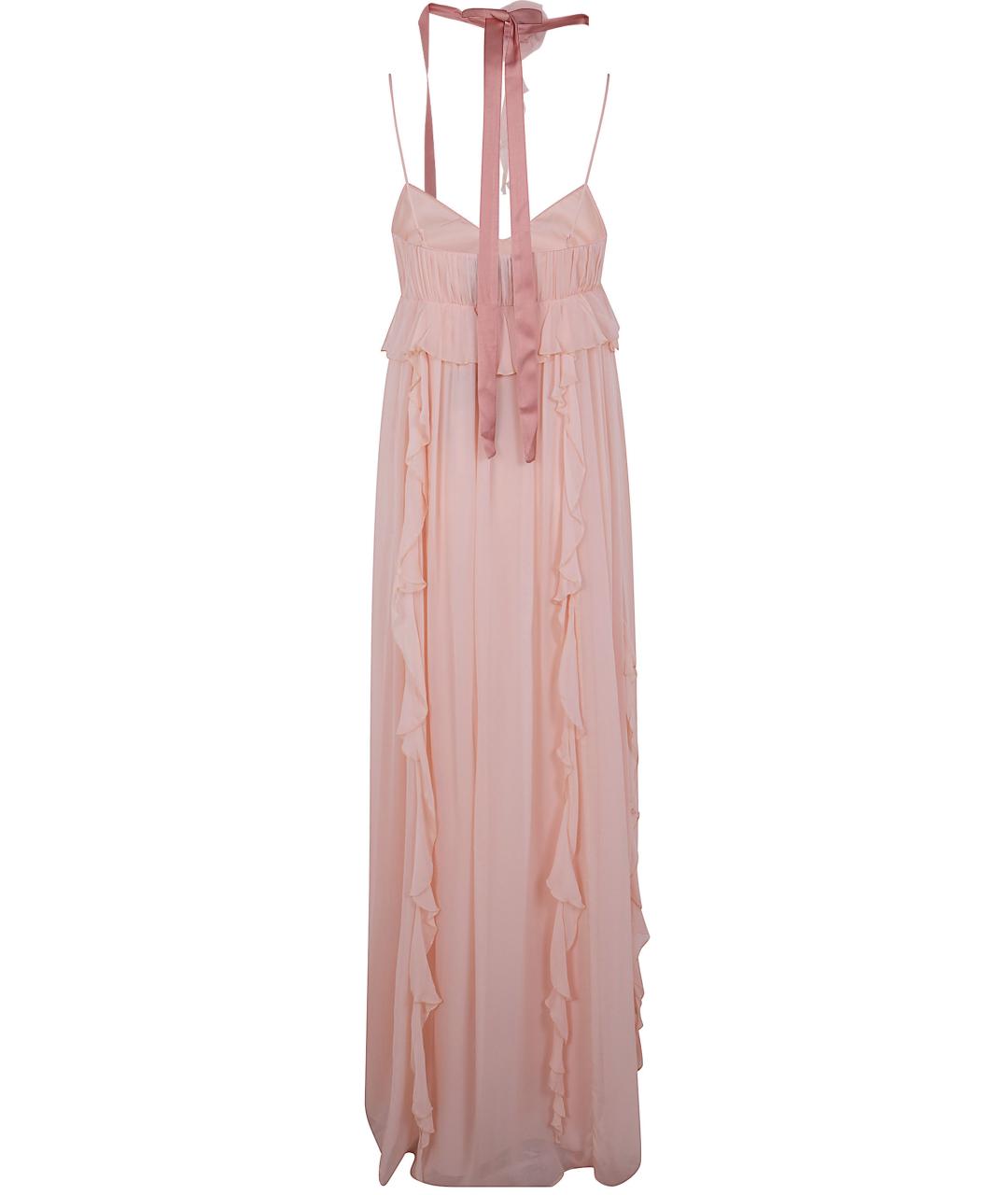 BLUGIRL Розовое вискозное повседневное платье, фото 2