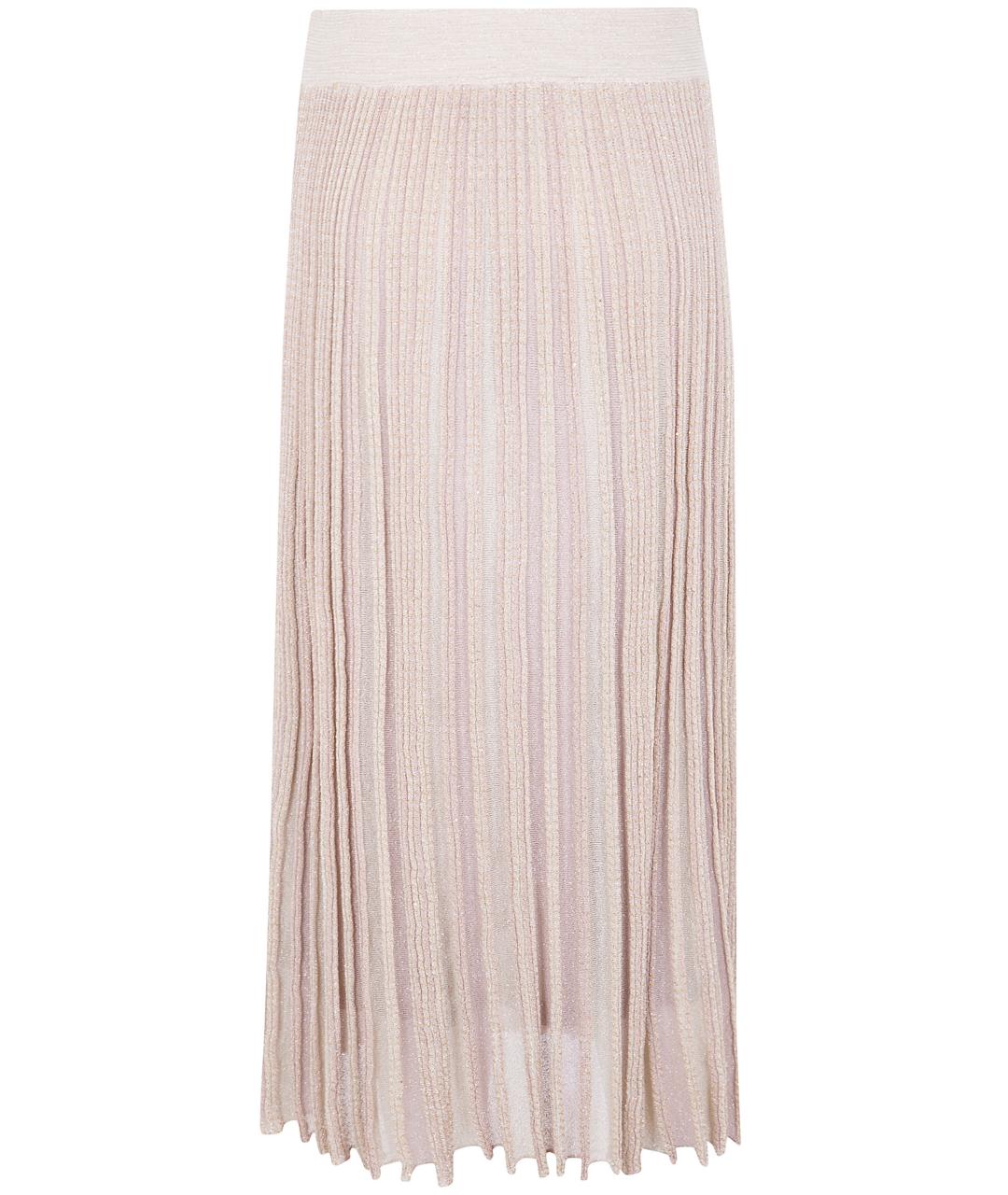 BLUGIRL Розовая полиэстеровая юбка миди, фото 2