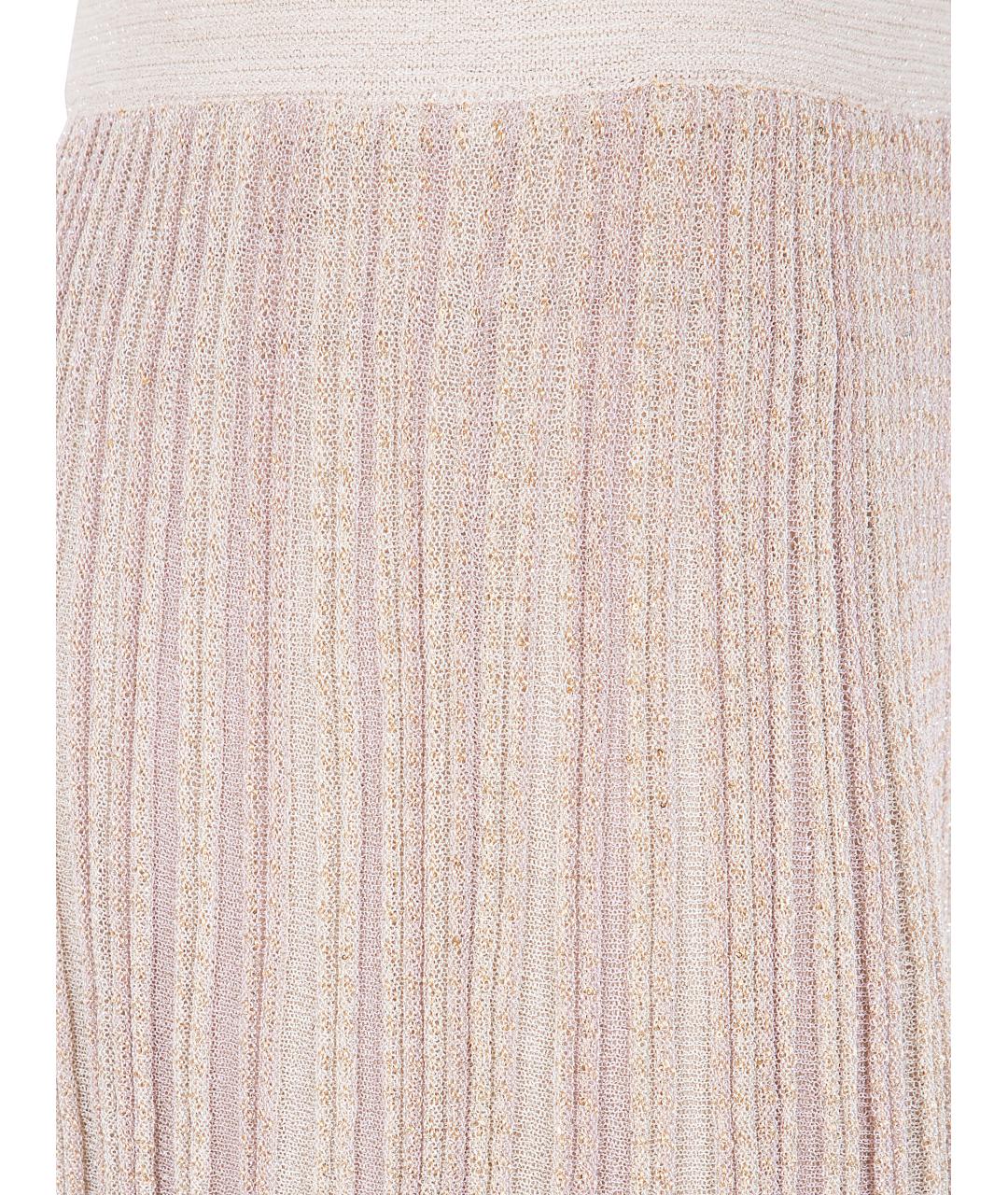 BLUGIRL Розовая полиэстеровая юбка миди, фото 3