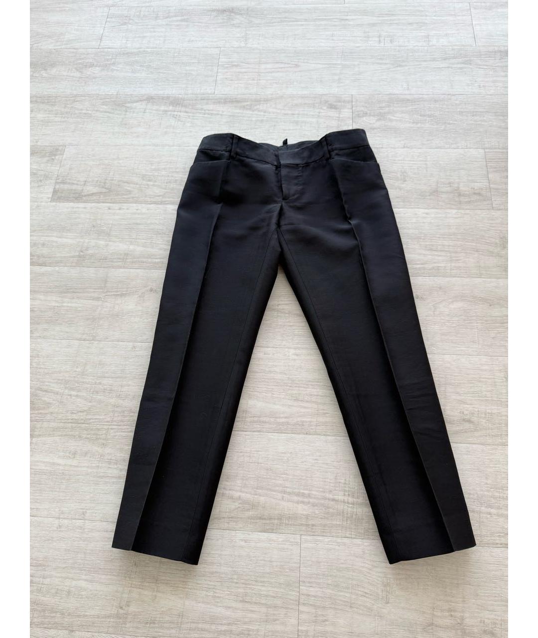 DSQUARED2 Черные брюки узкие, фото 6