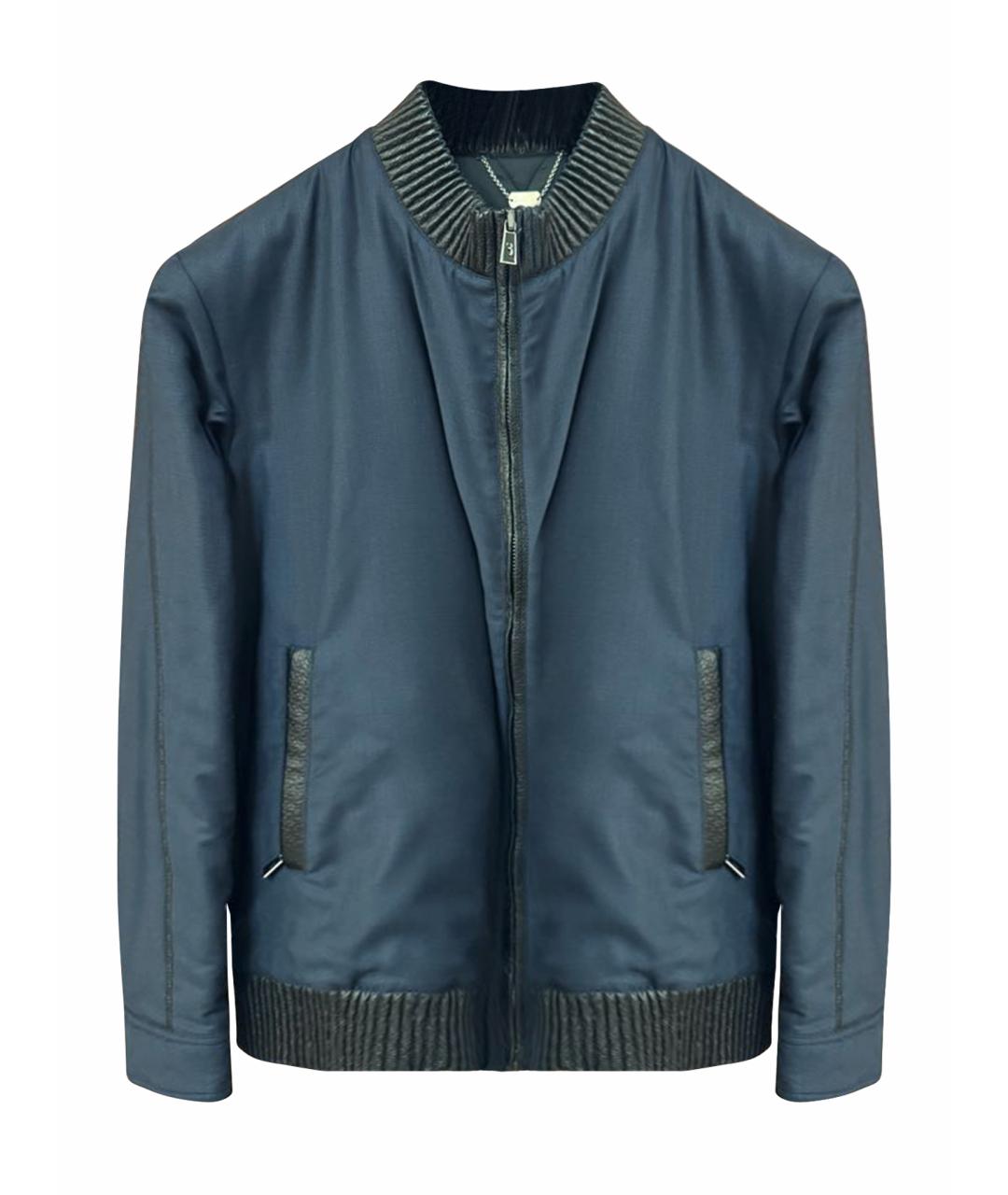 BILLIONAIRE Темно-синяя шерстяная куртка, фото 1