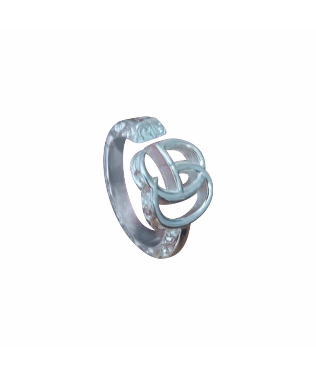 GUCCI Серебряное с серебряным покрытием кольцо, фото 1