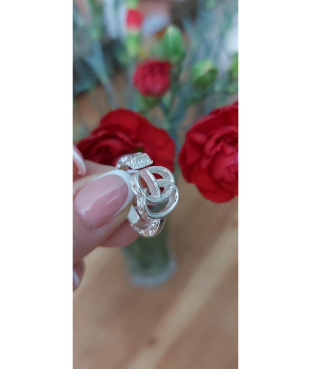 GUCCI Серебряное с серебряным покрытием кольцо, фото 8