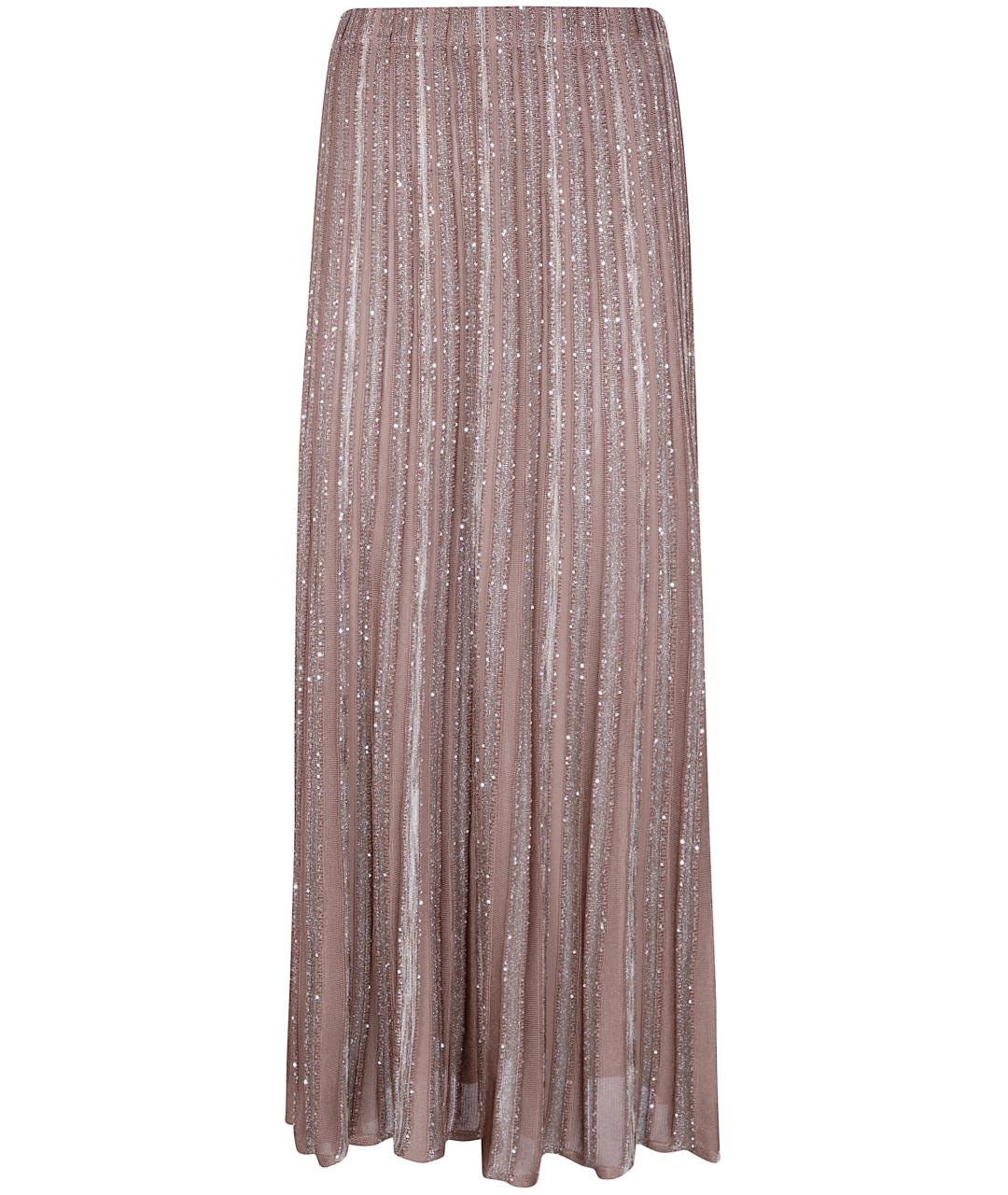 D.EXTERIOR Коричневая полиэстеровая юбка миди, фото 3