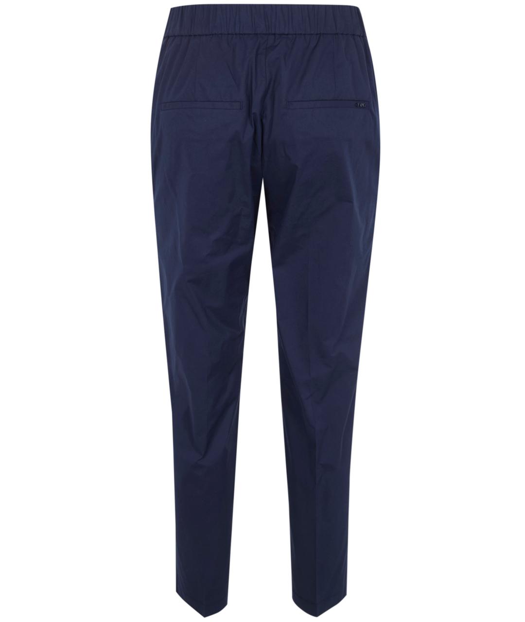 SEVENTY Синие хлопковые прямые брюки, фото 2