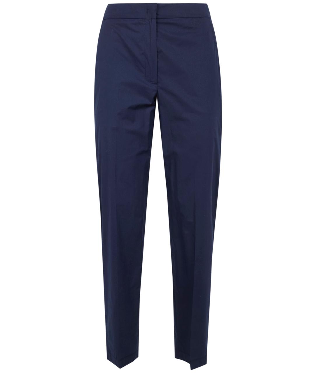 SEVENTY Синие хлопковые прямые брюки, фото 1