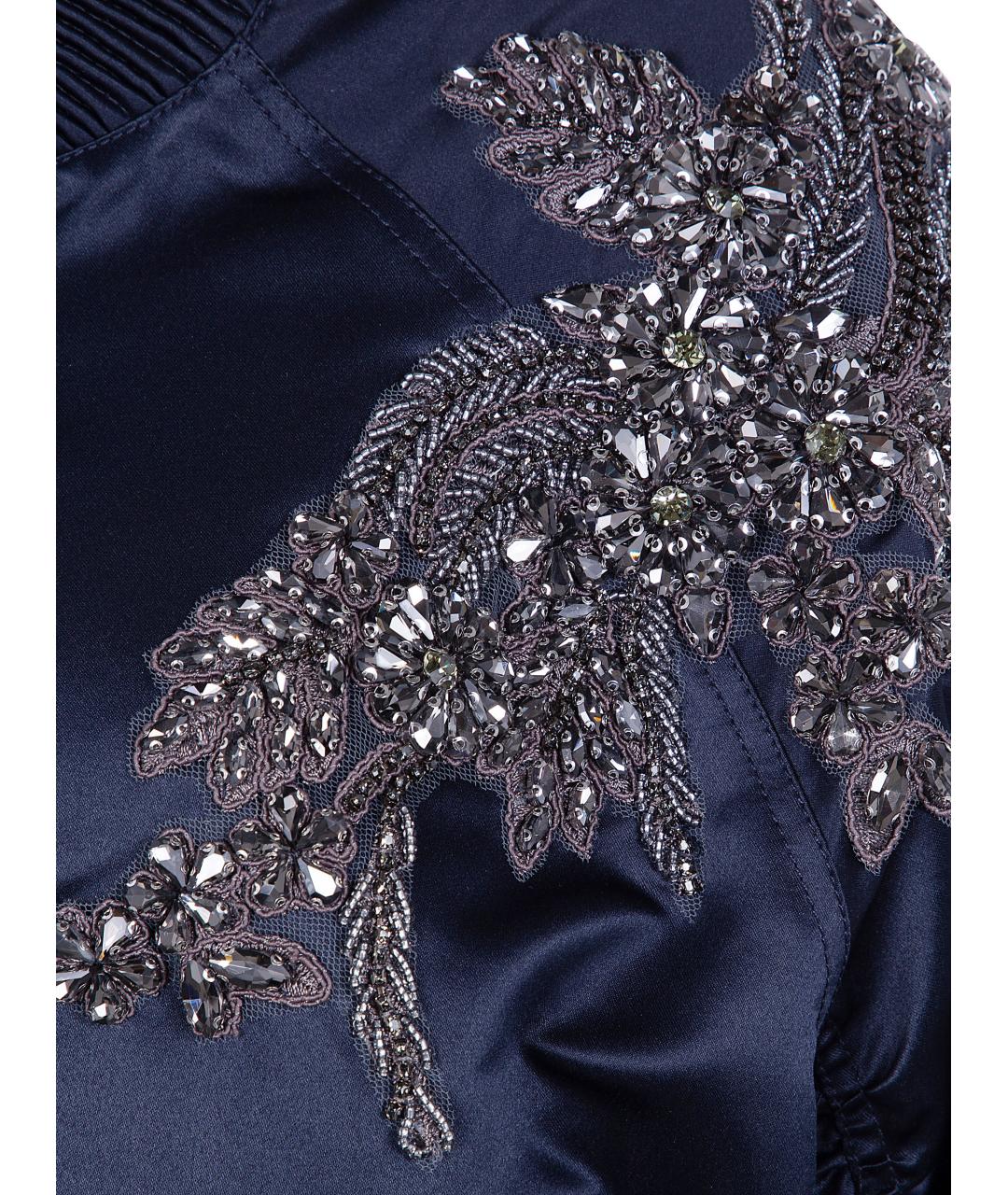 BLUGIRL Синяя полиэстеровая куртка, фото 3