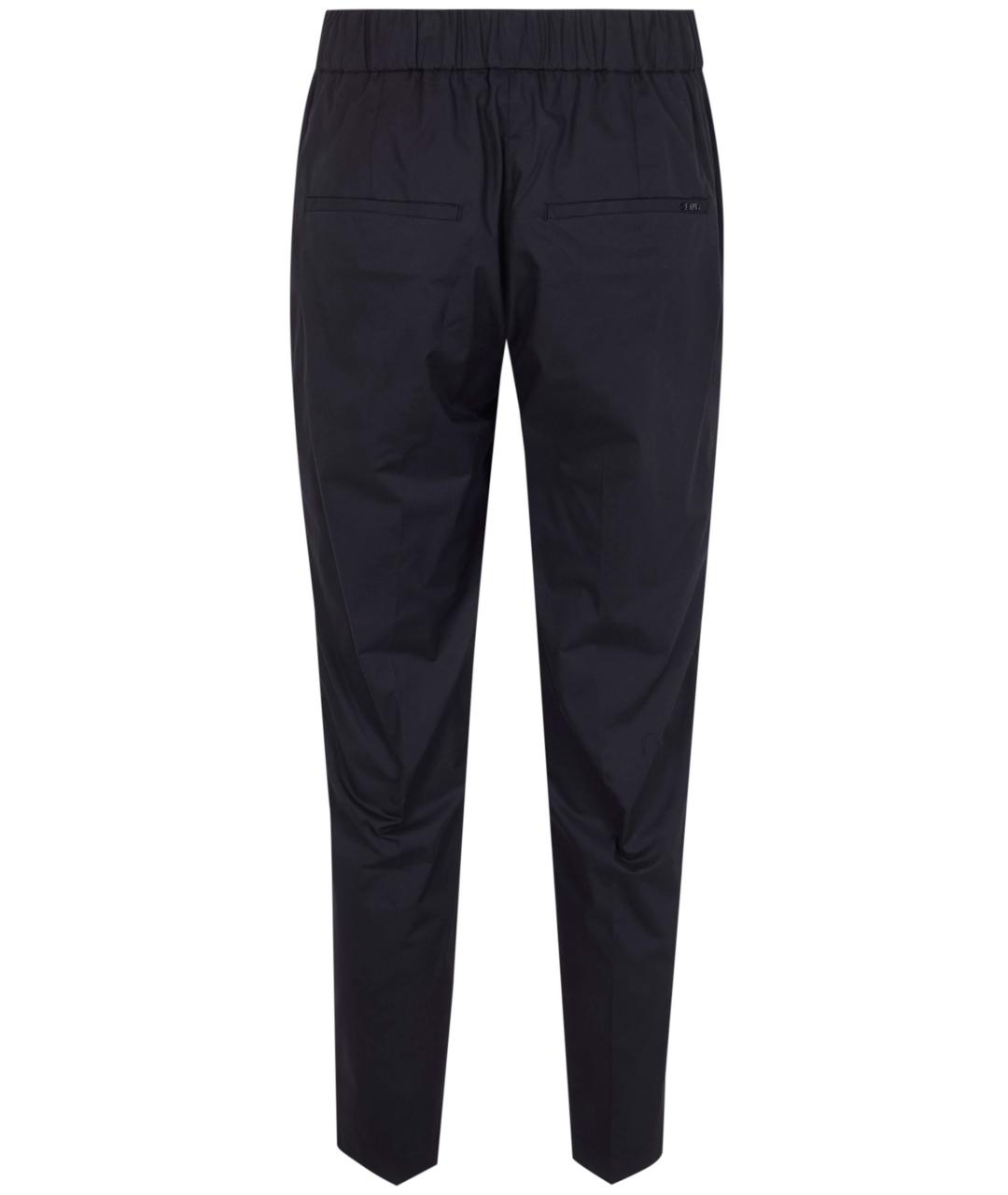 SEVENTY Черные хлопковые брюки узкие, фото 2