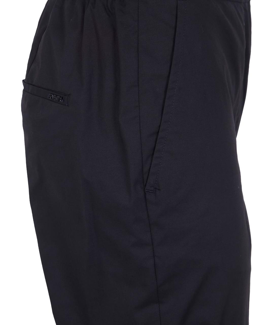 SEVENTY Черные хлопковые брюки узкие, фото 3