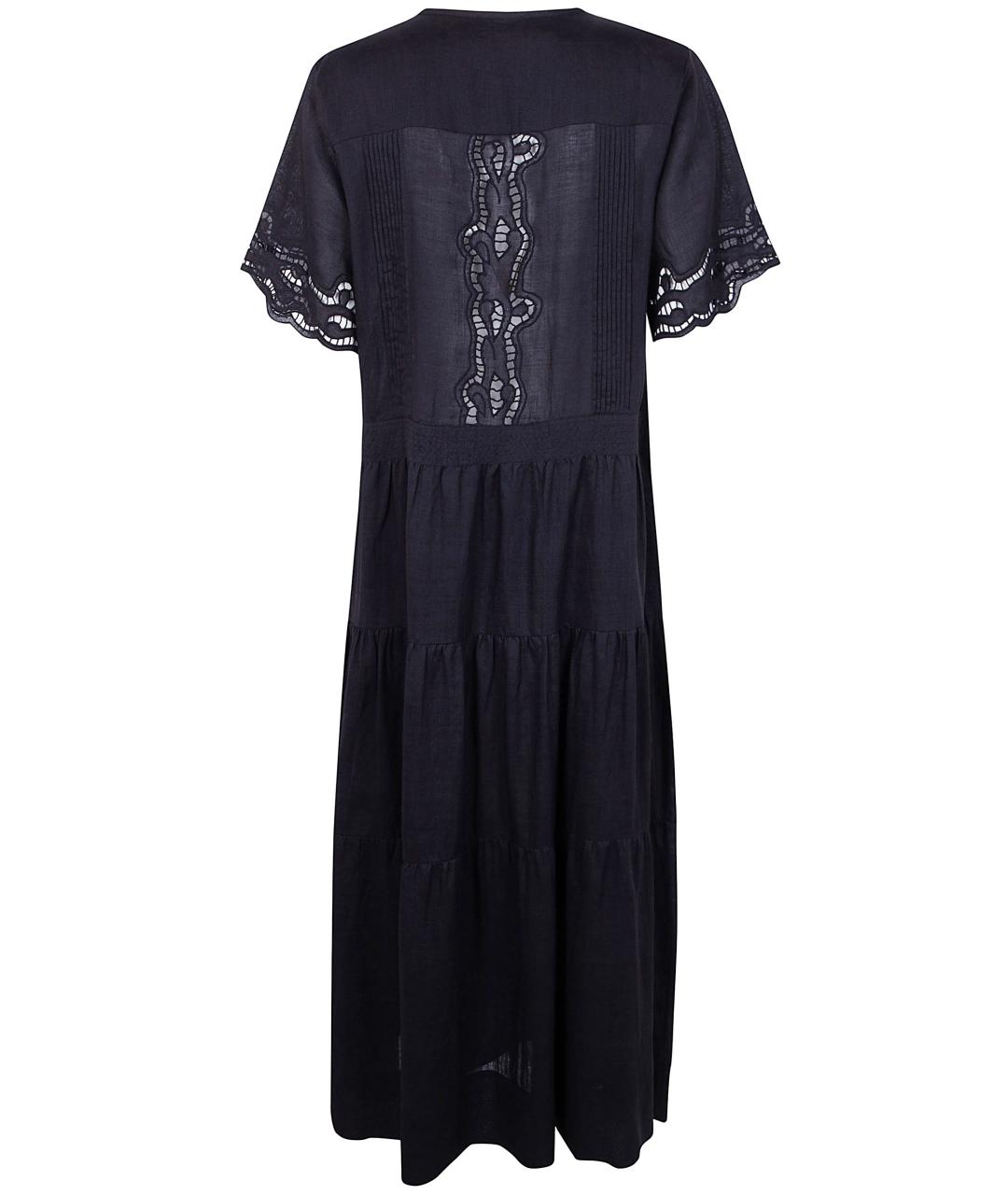 SEVENTY Черное повседневное платье, фото 2