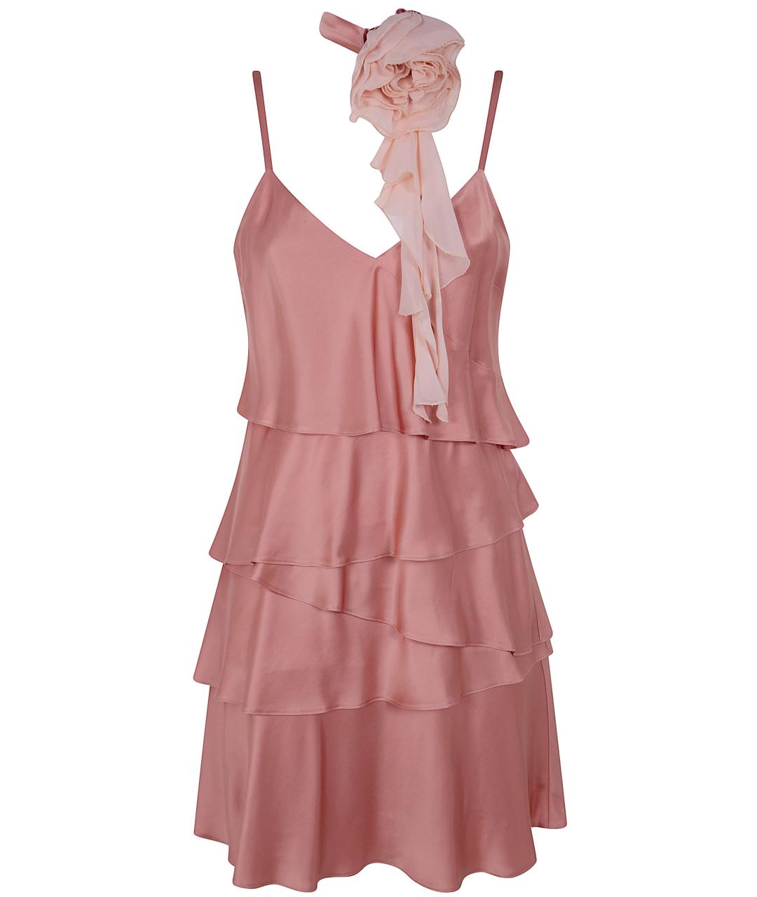 BLUGIRL Красное вискозное коктейльное платье, фото 1