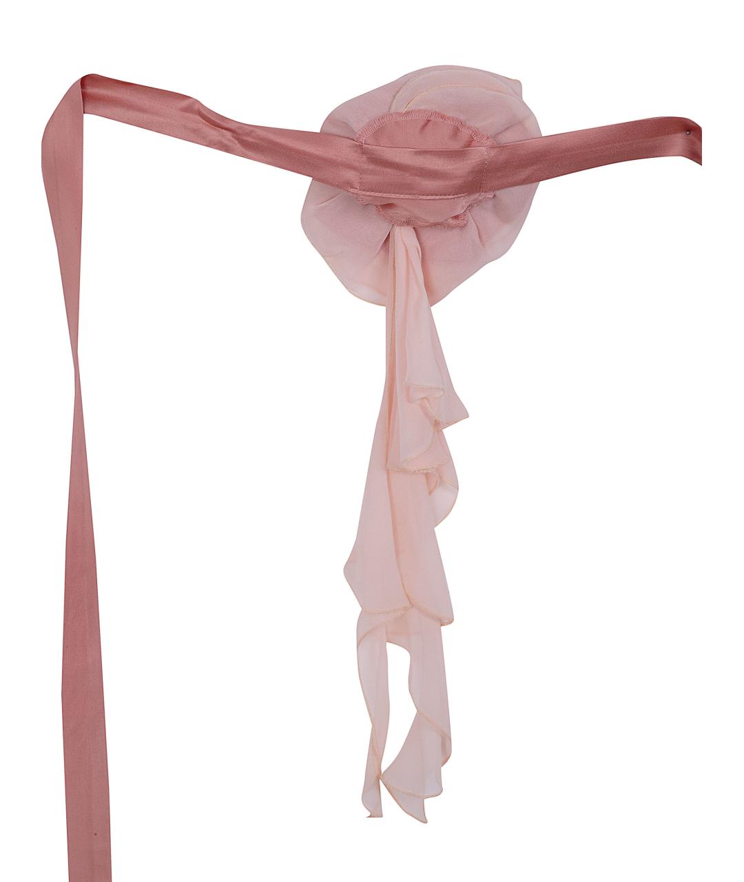 BLUGIRL Красное вискозное коктейльное платье, фото 3