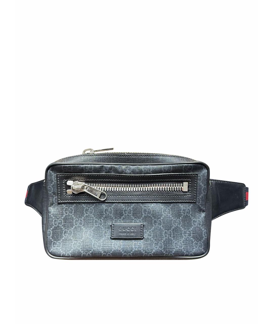 GUCCI Антрацитовая сумка на плечо, фото 1