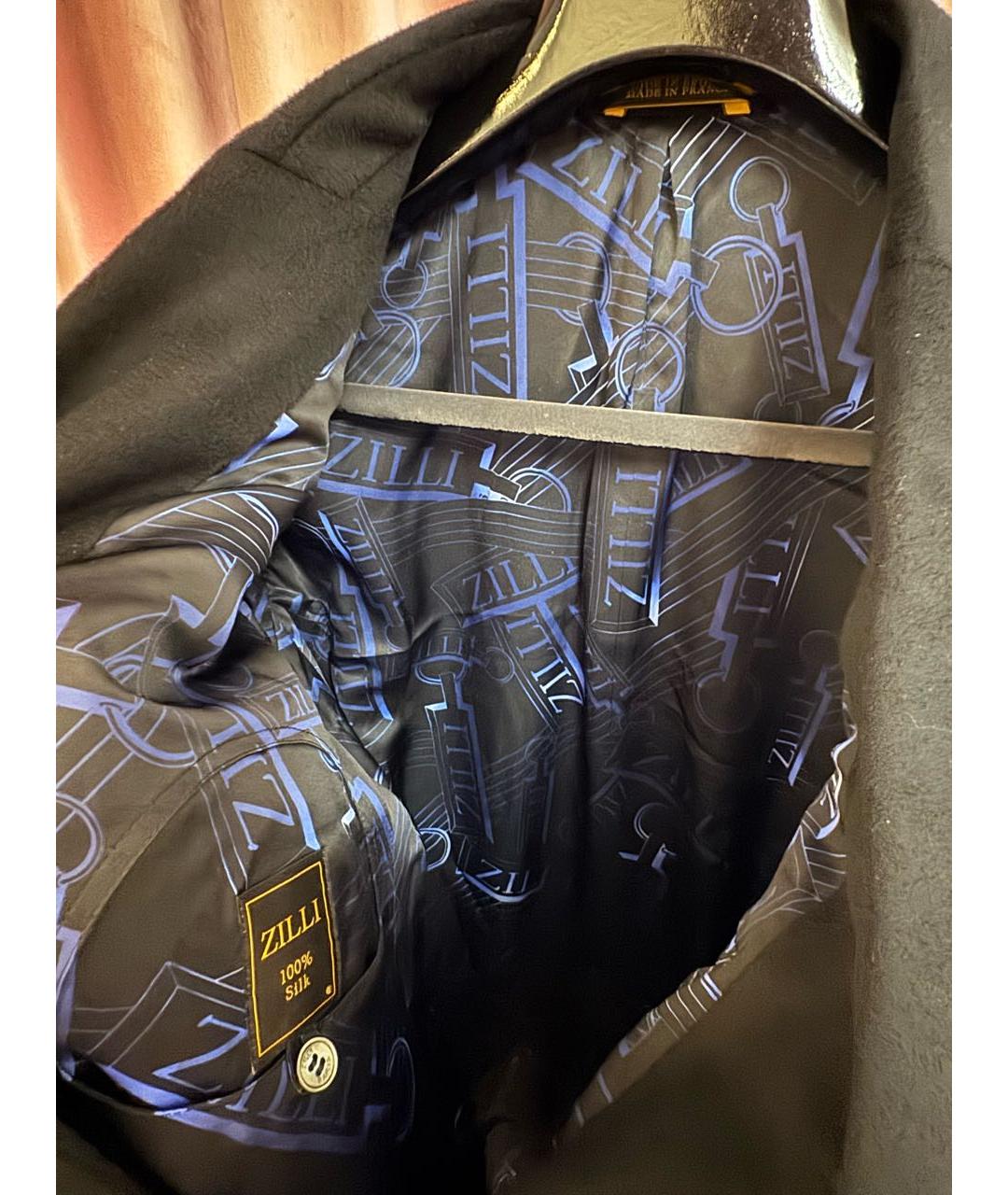 ZILLI Черное кашемировое пальто, фото 3