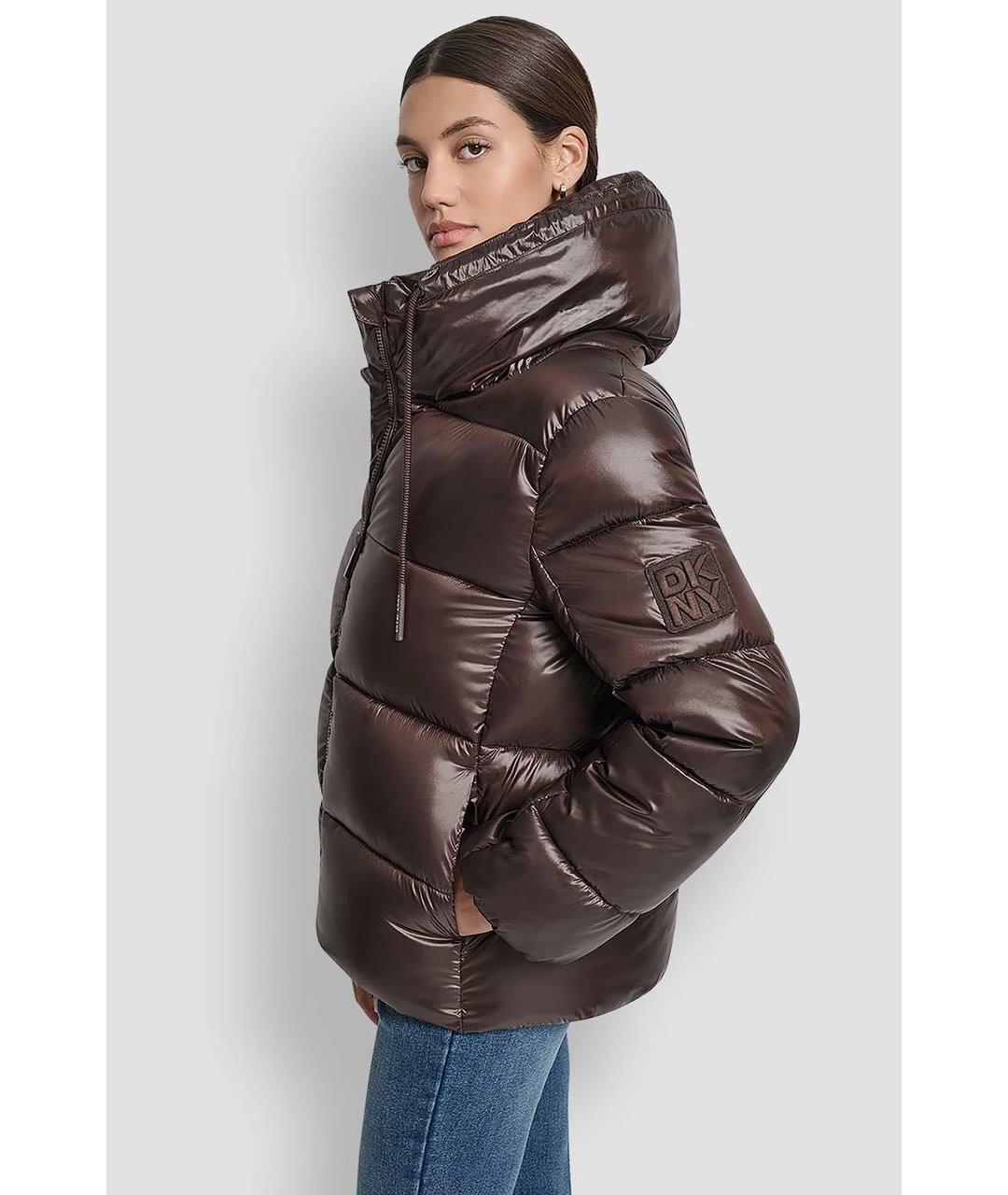 DKNY Коричневая куртка, фото 2