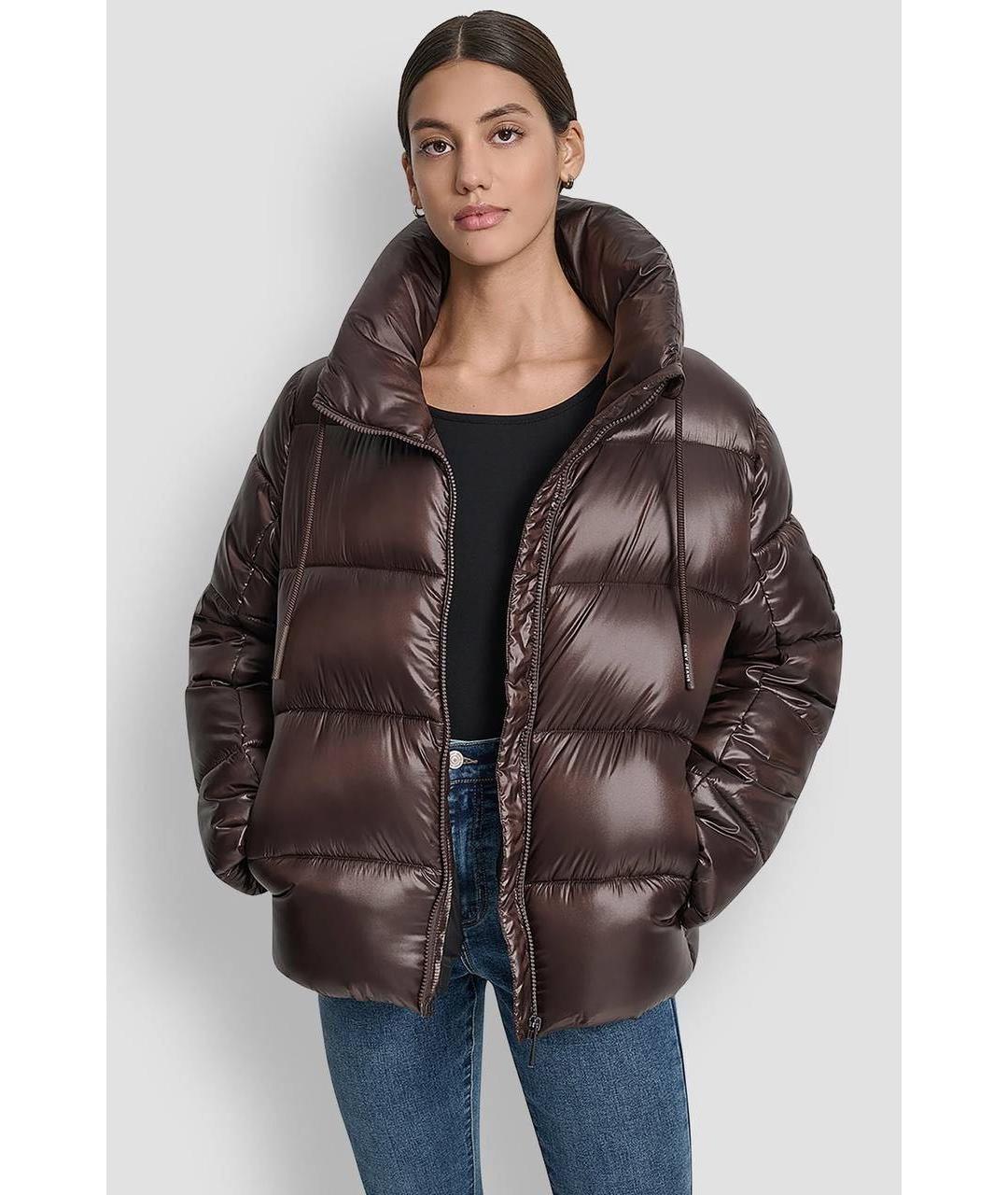 DKNY Коричневая куртка, фото 3