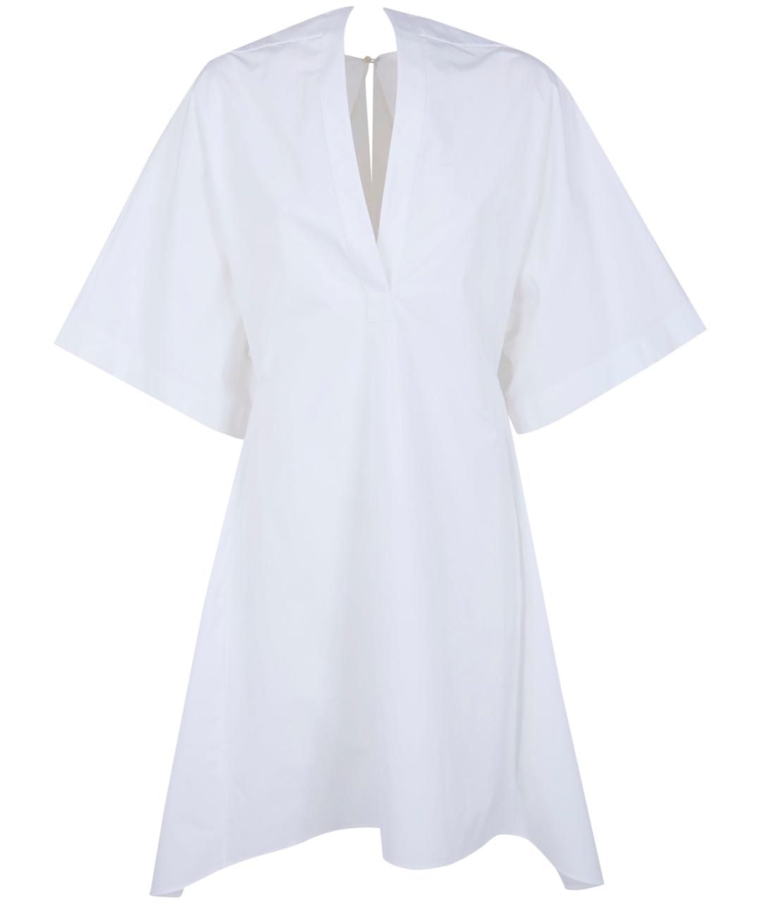 JACQUEMUS Белое хлопковое повседневное платье, фото 1