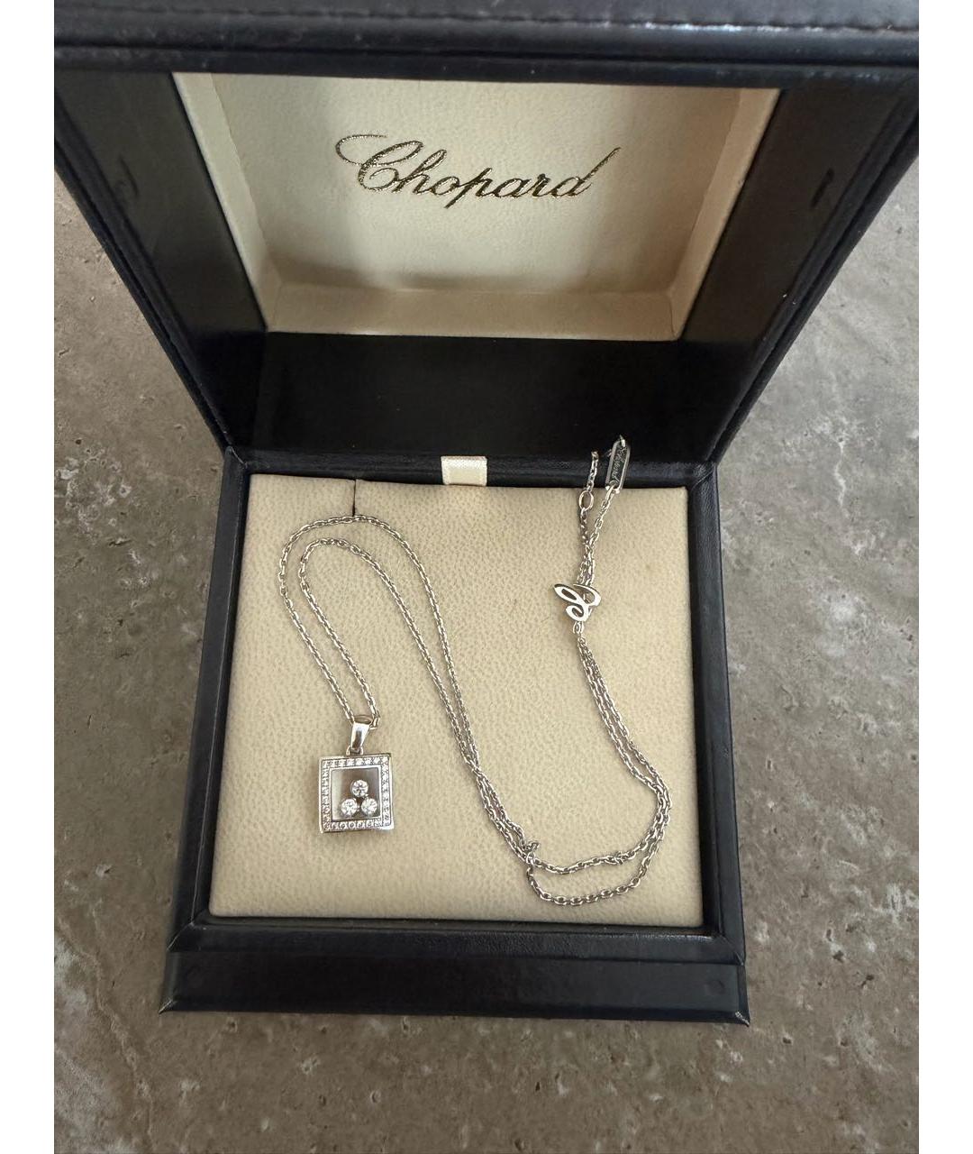 CHOPARD Серебряное колье из белого золота, фото 2