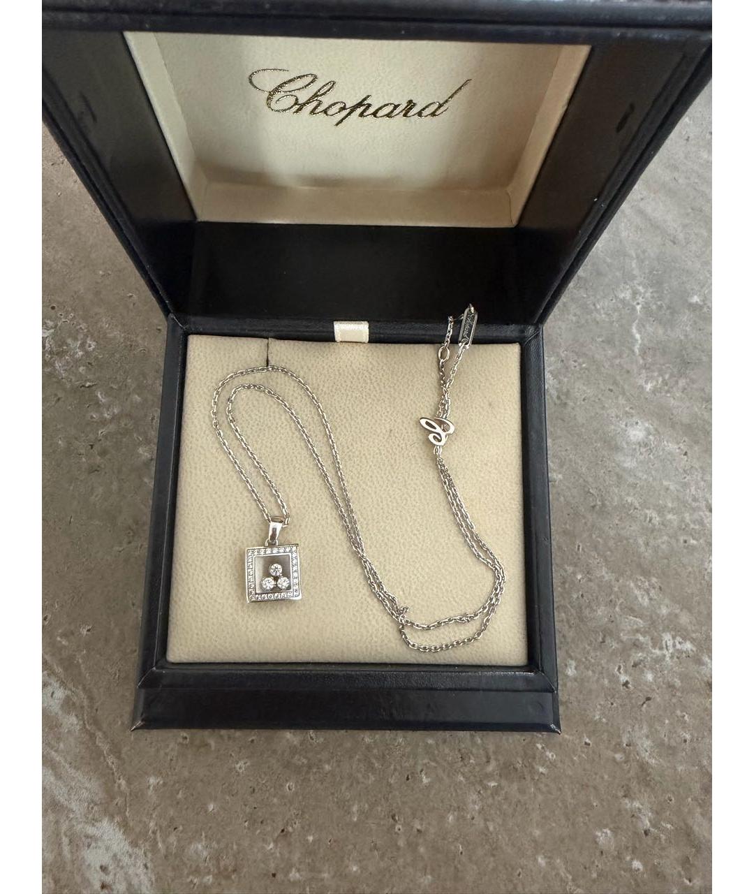 CHOPARD Серебряное колье из белого золота, фото 3