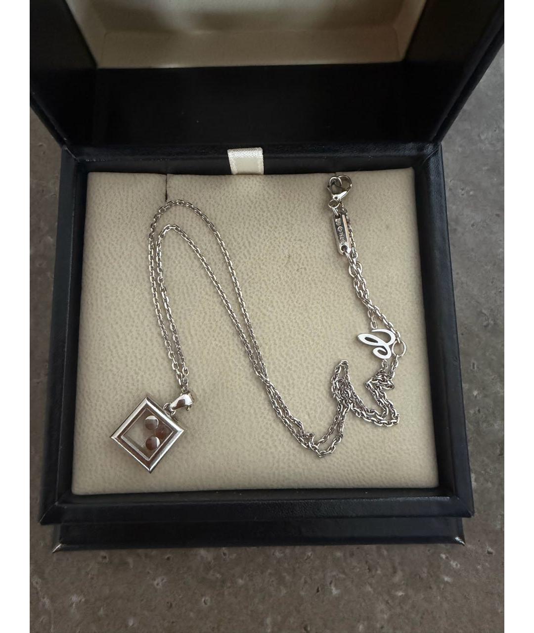 CHOPARD Серебряное колье из белого золота, фото 5