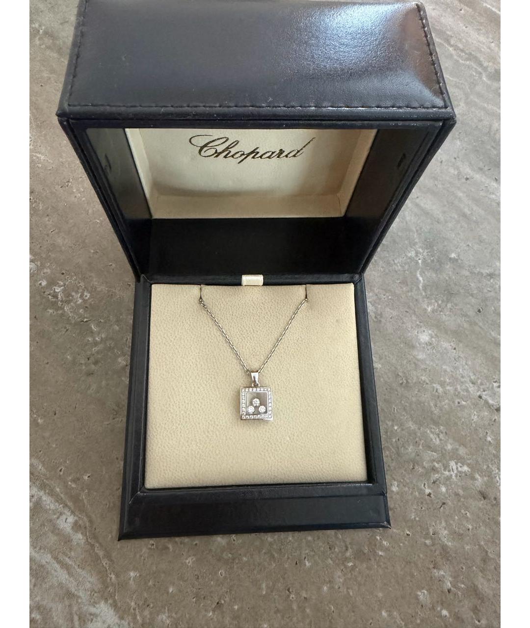 CHOPARD Серебряное колье из белого золота, фото 4