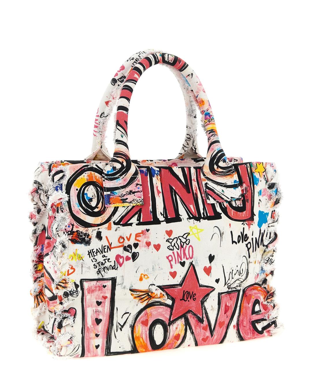 PINKO Мульти хлопковая сумка тоут, фото 2