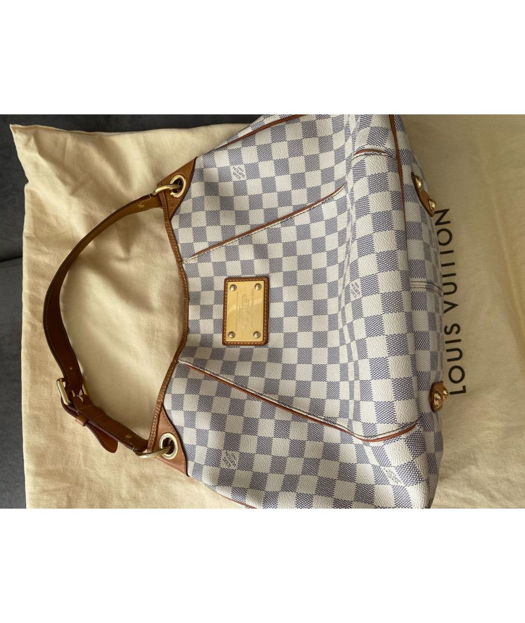 LOUIS VUITTON Белая сумка тоут, фото 8