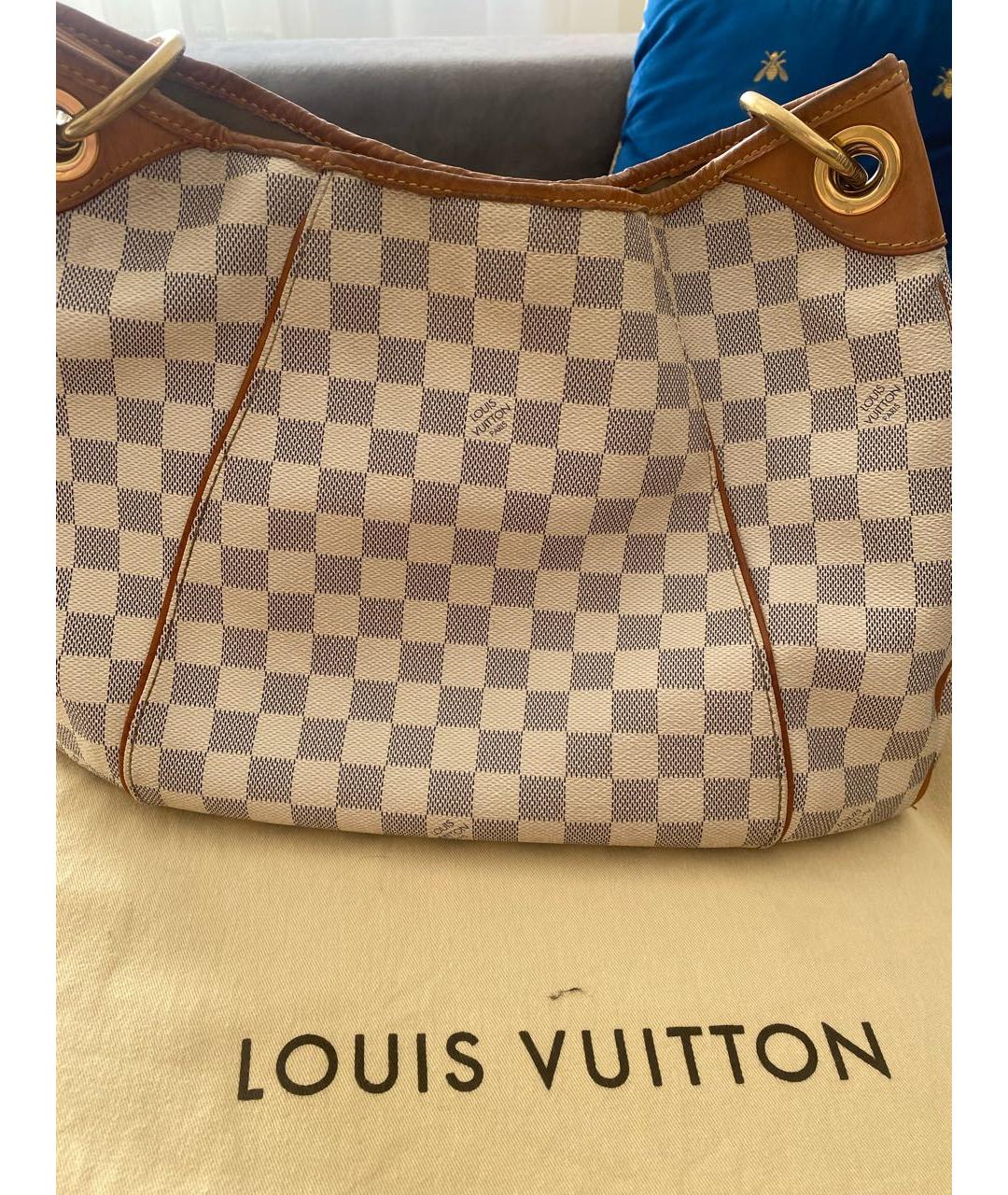 LOUIS VUITTON Белая сумка тоут, фото 3