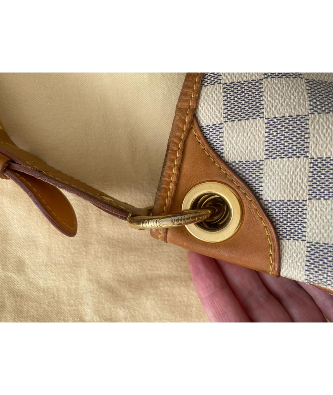 LOUIS VUITTON Белая сумка тоут, фото 4