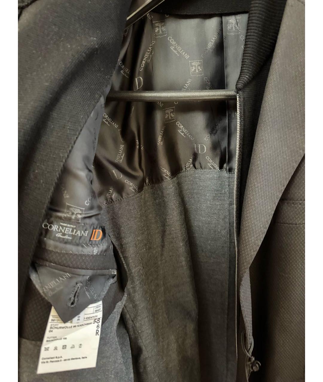CORNELIANI Черный шерстяной пиджак, фото 3