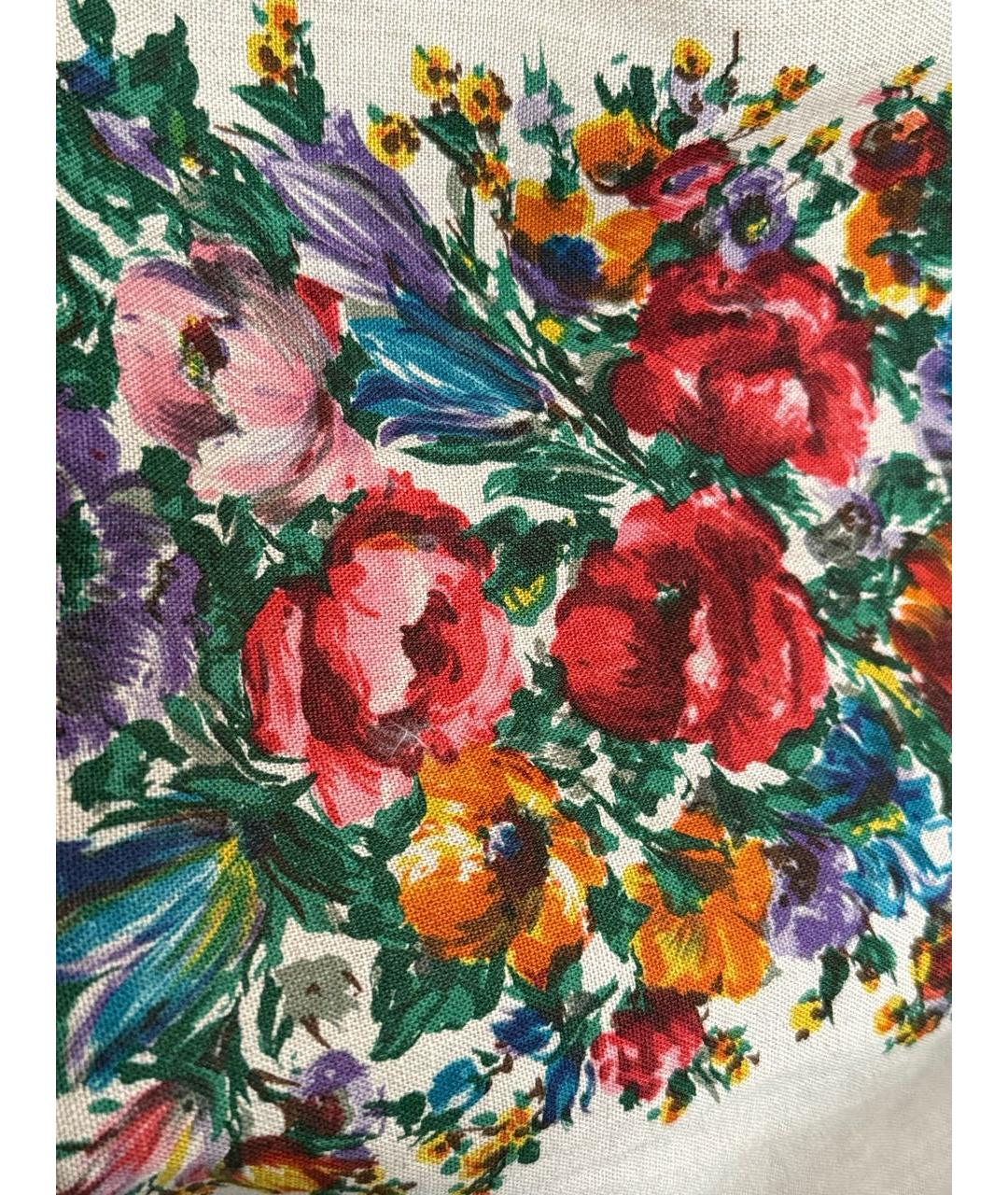 DOLCE&GABBANA Бежевое льняное повседневное платье, фото 6