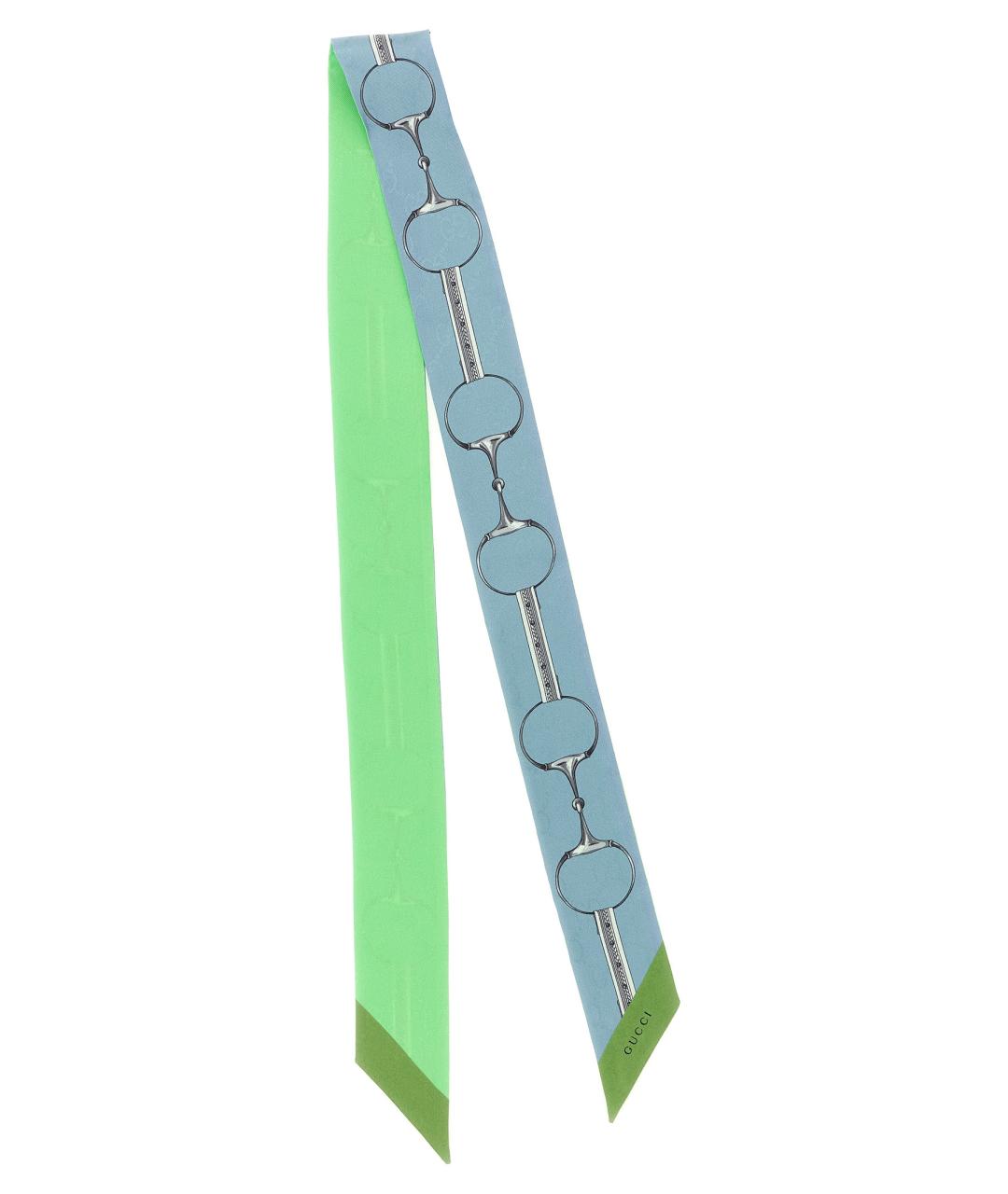 GUCCI Мульти шелковый шарф, фото 1