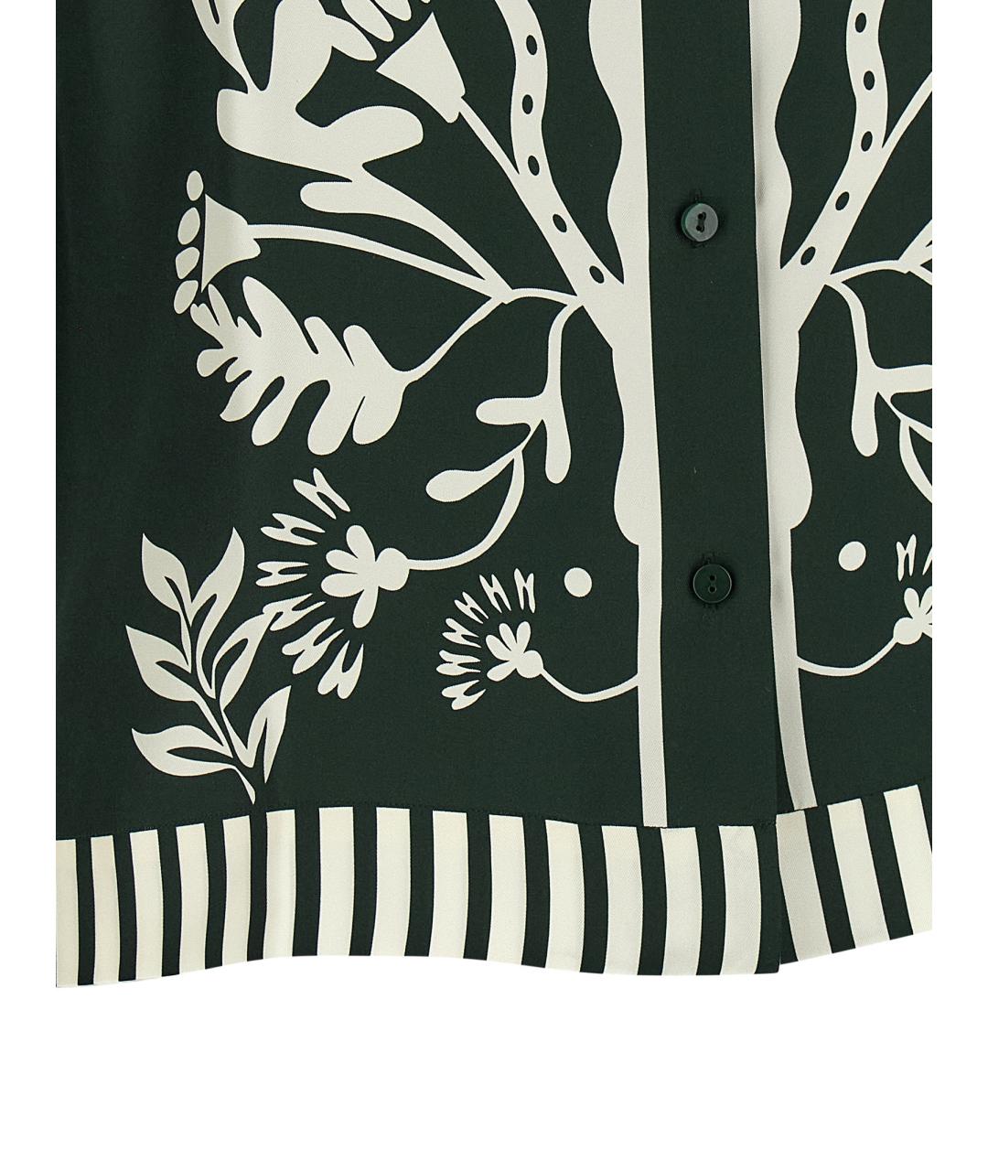 Eres Зеленая шелковая рубашка, фото 4