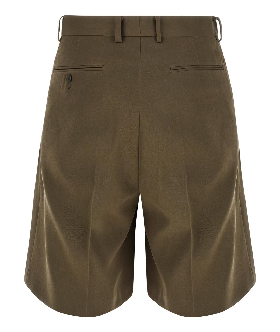 AURALEE Коричневые шерстяные шорты, фото 2