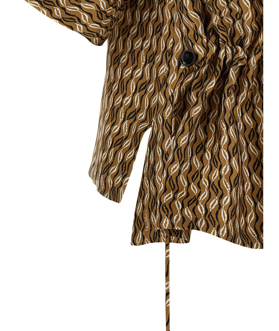 MAX MARA Коричневая шелковая блузы, фото 4