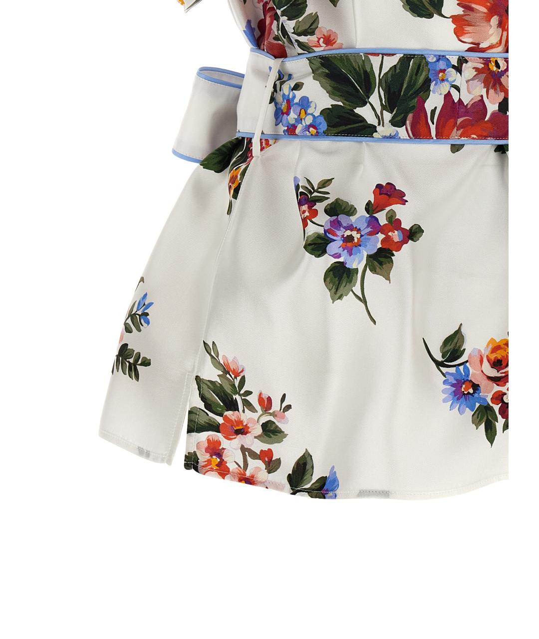 DOLCE&GABBANA Мульти шелковая рубашка, фото 4