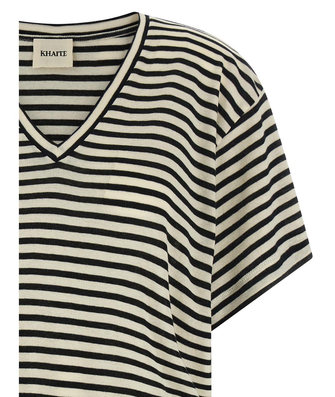 KHAITE Мульти хлопковая футболка, фото 3