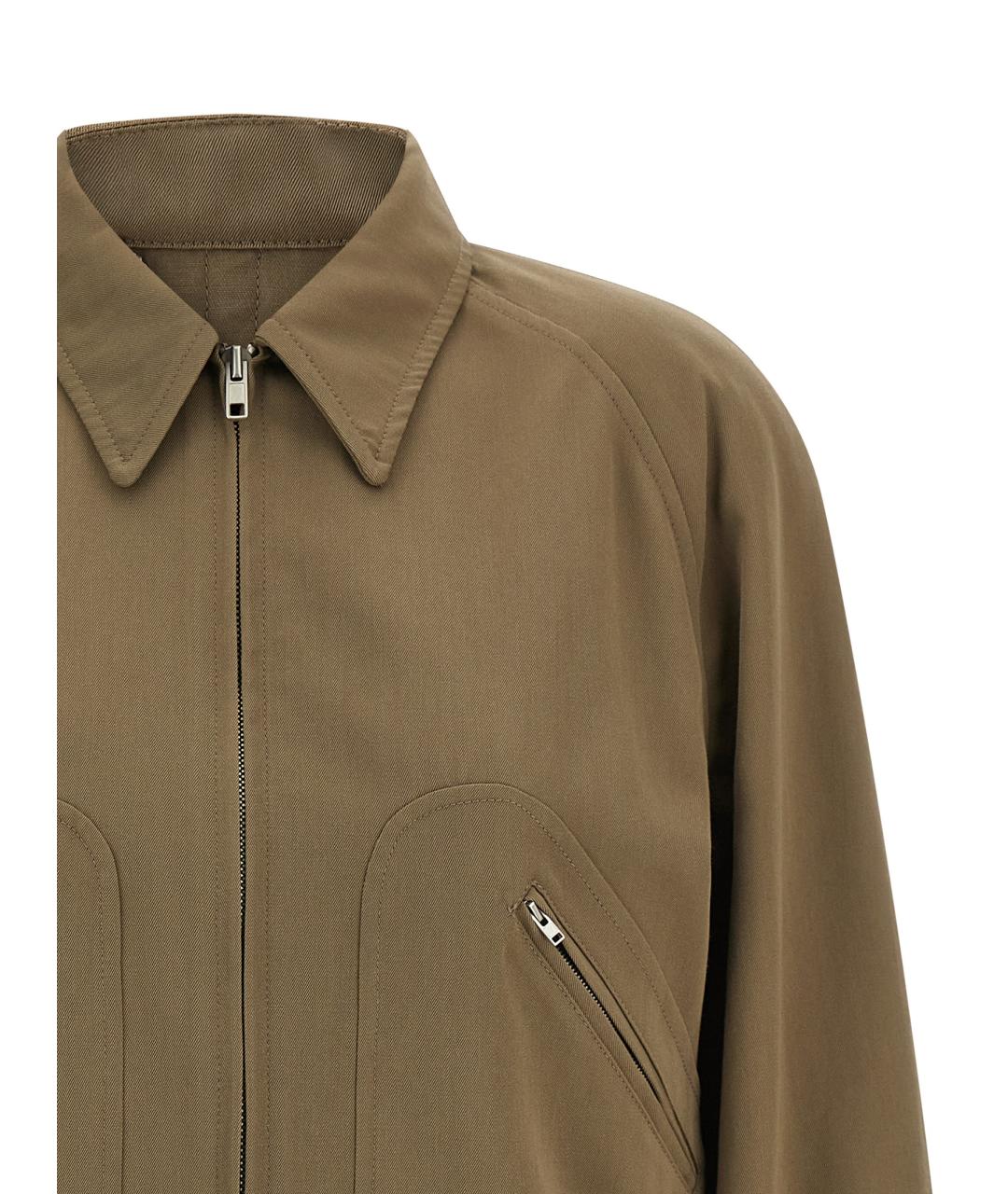 MAISON MARGIELA Коричневая шерстяная куртка, фото 3