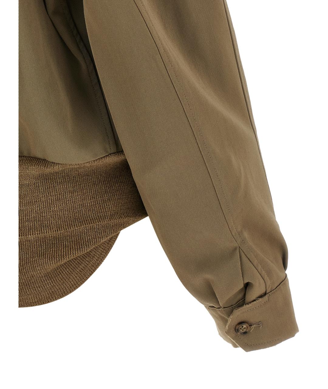 MAISON MARGIELA Коричневая шерстяная куртка, фото 4