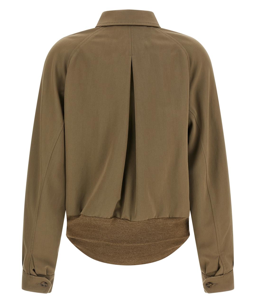 MAISON MARGIELA Коричневая шерстяная куртка, фото 2