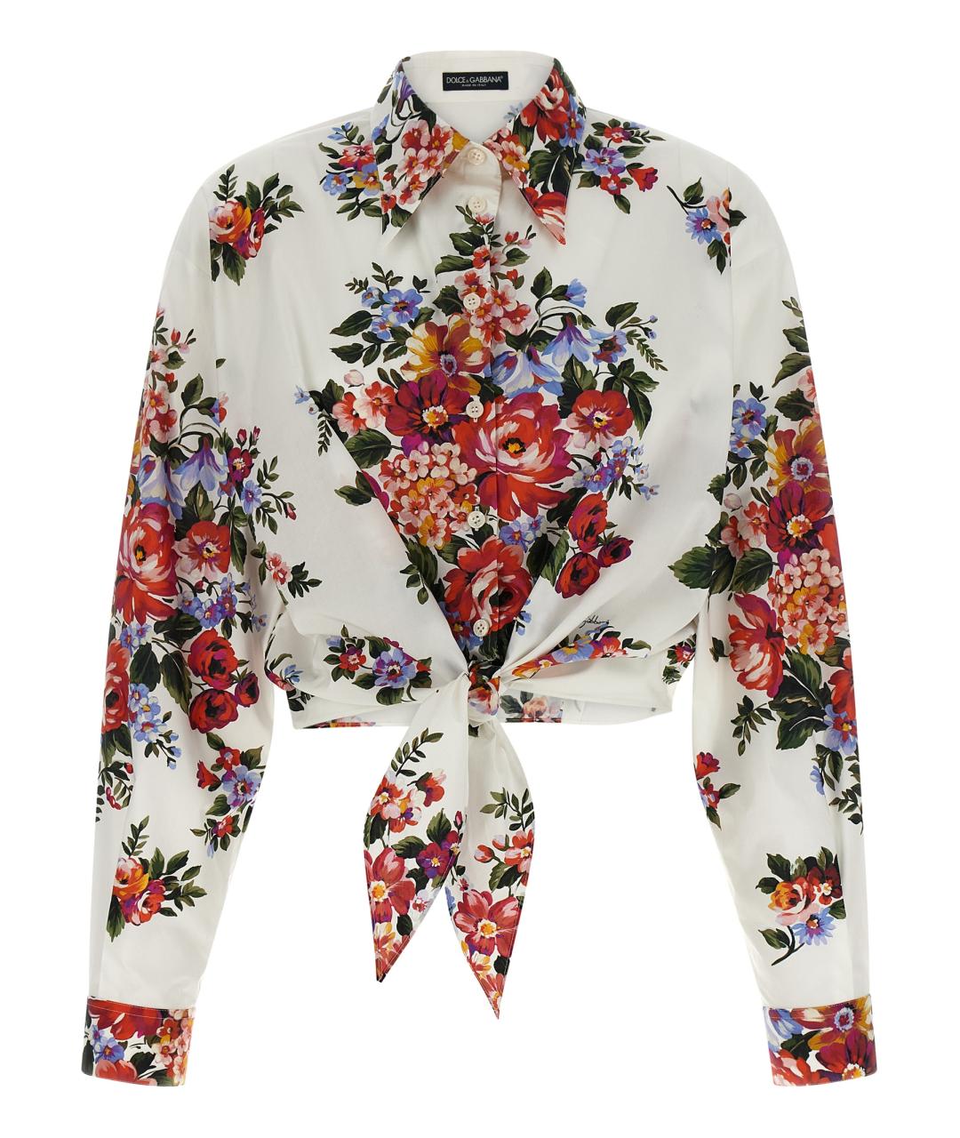 DOLCE&GABBANA Мульти хлопковая рубашка, фото 1